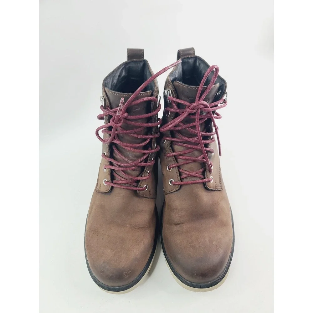 Sorel Leather‎ Boots Lace-up Waterproof For Men's, Size 9.5 Brown Color